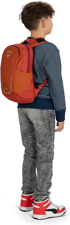 Osprey Daylite Jr. Kids' Commuter Backpack, Orange Dawn/Bazan