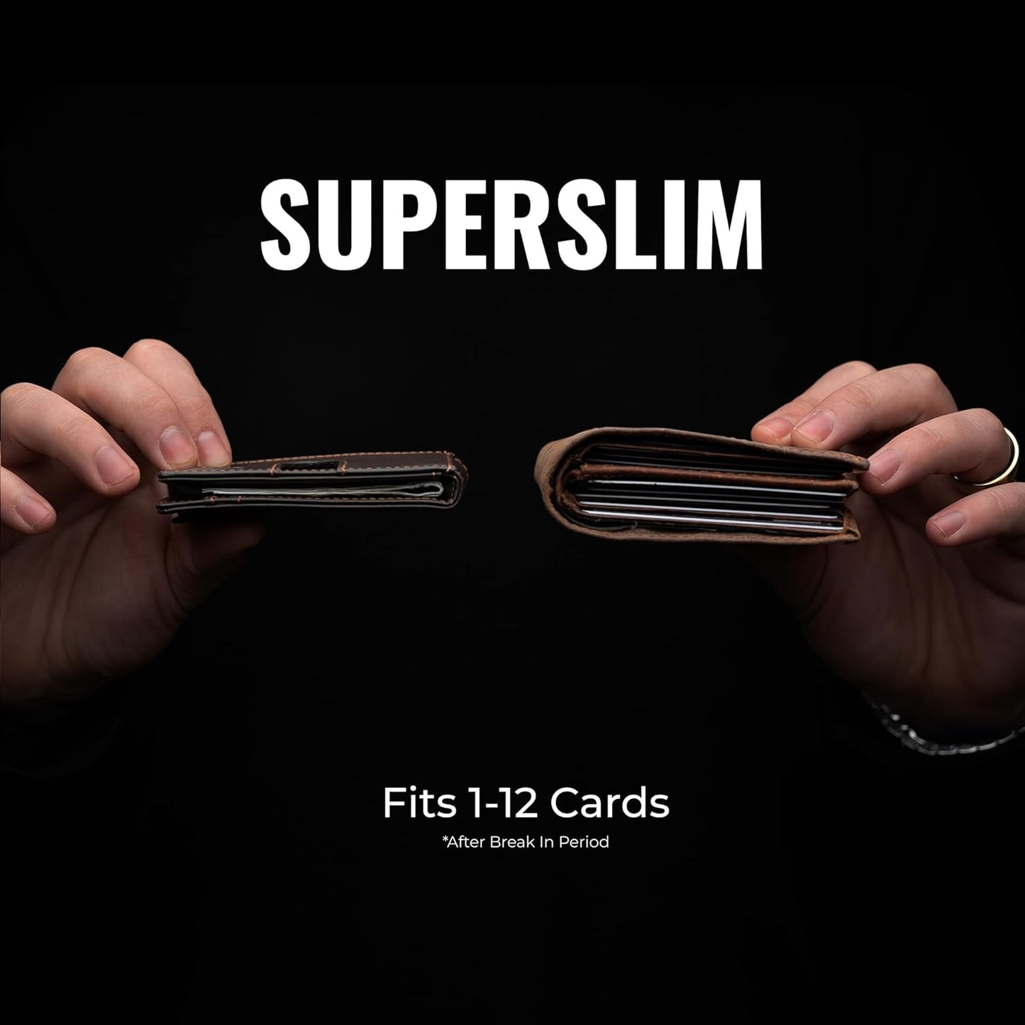 Kings Loot Money Clip Slim Minimalist Wallet for Men | RFID Blocking Leather Design with Money Clip | Front Pocket Bifold Holds 12 Cards | Stylish & Compact Wallets (Camo Black)