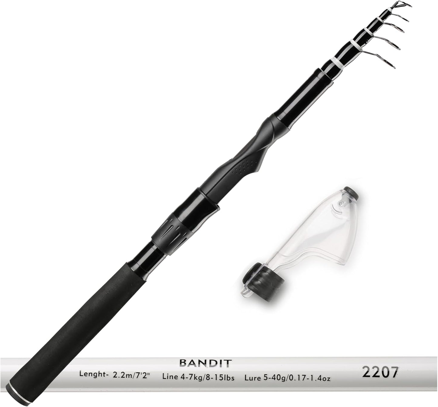 Whistytwig Telescopic Fishing Rod - Versatile Retractable Telescoping Fishing Pole, Collapsible Fishing Rod, Ideal Travel Rod