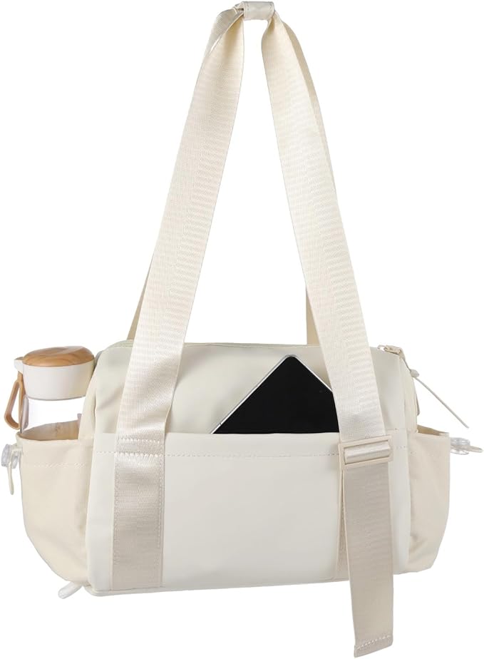 Women'S Gym Duffle Bag, Versatile Small Travel And Fitness Tote With Wide Straps And Wet Pocket