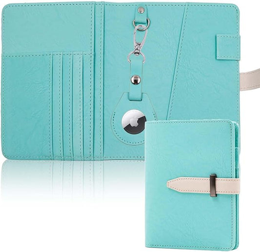 Deziliao DE0072Zise Passport wallets, Mulit-purpose RFID Blocking Passport Holder AirTag Wallet, Travel Wallet