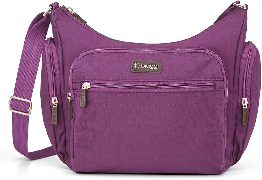 biaggi Flexmates Convertible Anti-Theft Crossbody Bag for Women | Lightweight On-The-Go Travel Organizer, RFID Blocking