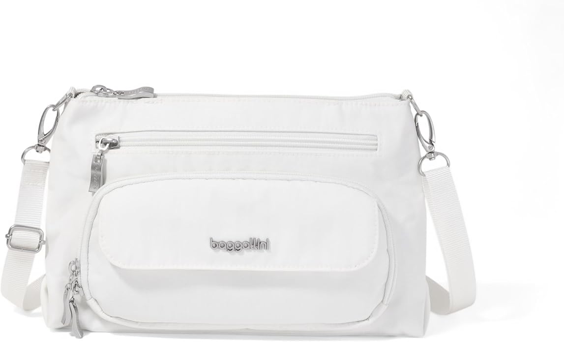 Baggallini Original Everyday 11x7.5 Crossbody Bags Rfid Protected Lightweight Nylon Zippered Travel Purse