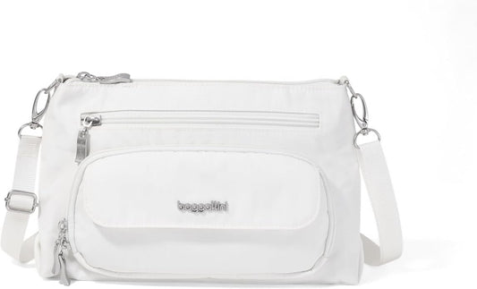 Baggallini Original Everyday 11x7.5 Crossbody Bags Rfid Protected Lightweight Nylon Zippered Travel Purse
