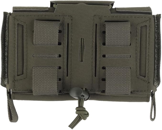 IFAKon Compact V3 Ifak Pouch for Trauma Kit, Quick Pull First Aid Pouch with 7 Pockets Adapt to Belt, MOLLE Plate Carrier Vest, Waistband, Chest Rigs.