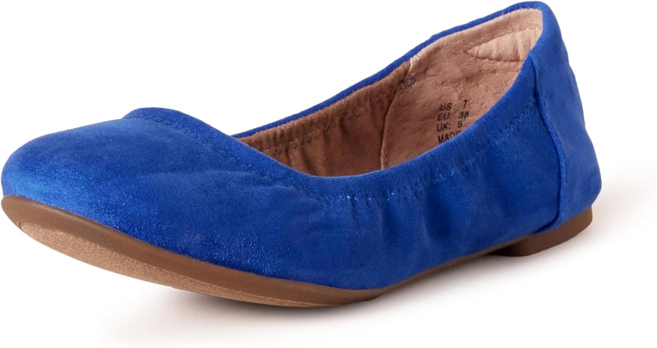 Amazon Essentials Women's Belice Comfortable Slip-On Ballet Flats Shoes