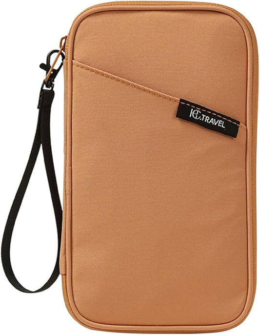 Family Passport Wallet & Travel Document Organizer-Large Capacity, Ultra-Slim Design for Men and Women,Secure Holder for Passports, Boarding Passes, Credit Cards, Cash, Travel Essentials
