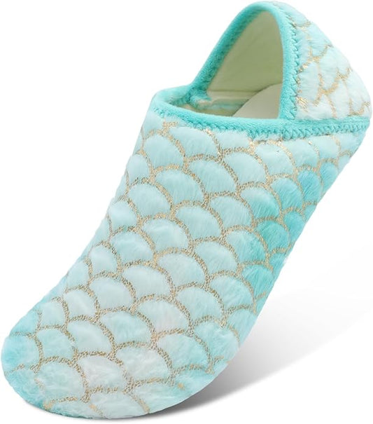 Scurtain Unisex Adults Rubber Sole Slippers