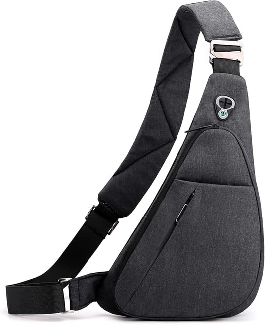 Sling Bag Small Waterproof Shoulder Backpack For Travel Hiking Anti-Thief Crossbody Chest Daypack Personal Pocket Bag