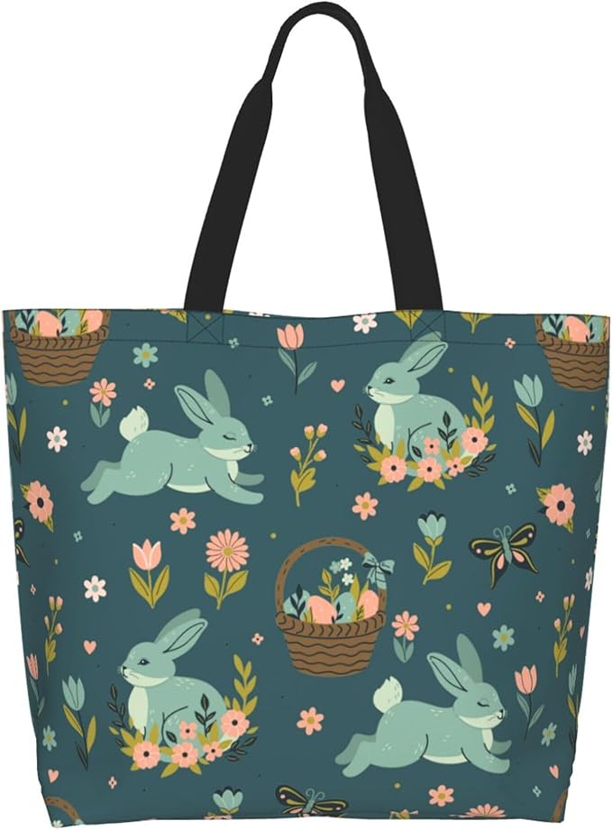 Tote Bag for Women Large Beach Bag Reusable Grocery Bags Handbag for Travel Shopping