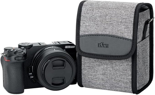 KIWIFOTOS Travel Camera Bag Camera Carrying Case for Fujifilm Fuji X-E5 X100VI X100V X100F GFX100RF Sony RX1R III A6700 A6600 A6000 A6100 CANON G1X Mark III Compact Camera