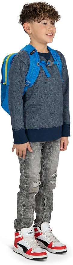 Osprey Daylite Jr. Kids' Commuter Backpack, Alpin Blue/Blue Flame