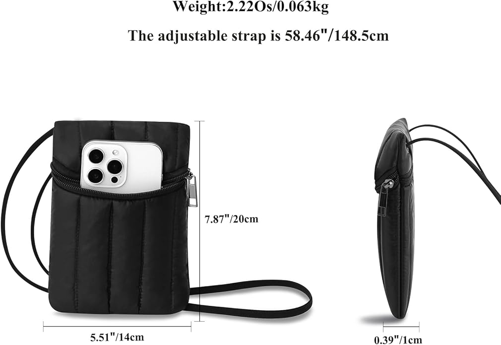 Small Crossbody Women Cell Phone Purse Wallet Bag With Shoulder Strap
