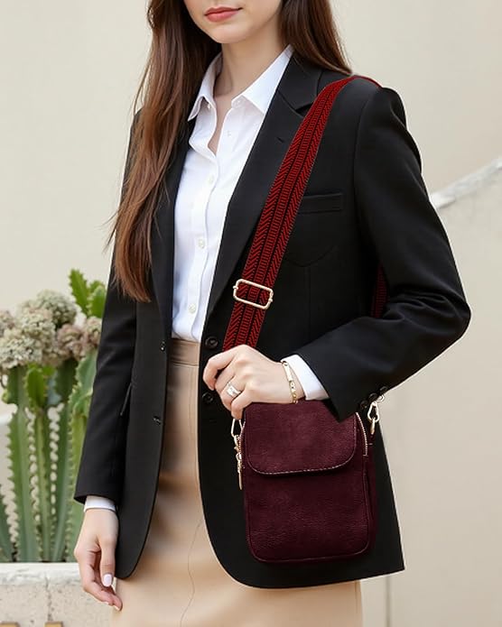 Fashion Small Crossbody Bags for Women Trendy Designer Cell Phone Purses Wallets with Card Holder Anti Theft Travel