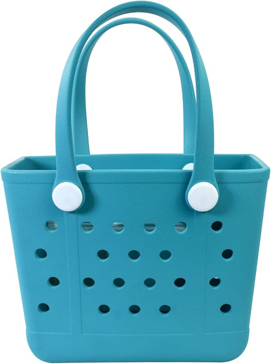 Lightweight Extra large Rubber Beach Bag Small mini Tote Bag for Gym Waterproof medium Open Handbag for Pool Sports