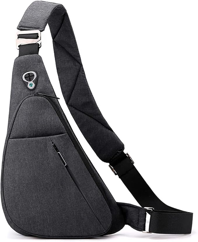 Sling Bag Small Waterproof Shoulder Backpack For Travel Hiking Anti-Thief Crossbody Chest Daypack Personal Pocket Bag