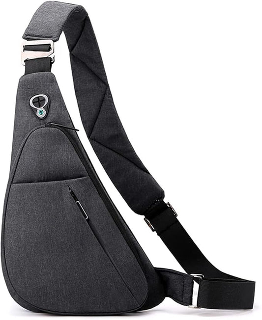 Sling Bag Small Waterproof Shoulder Backpack For Travel Hiking Anti-Thief Crossbody Chest Daypack Personal Pocket Bag