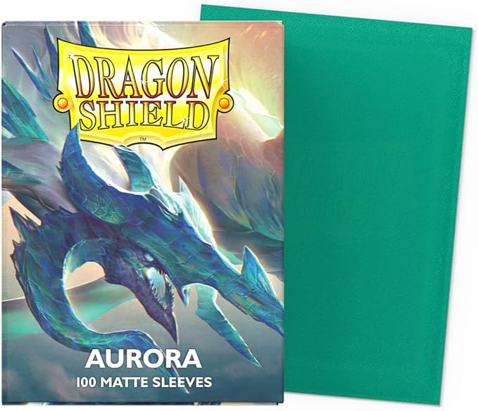 Dragon Shield | Standard Size Card Matte Sleeves | 100 - Smooth & Tough Premium TCG Sleeves | Compatible with Pokemon, Flesh & Blood, One Piece & Magic The Gathering | Aurora - Players' Choice 2023