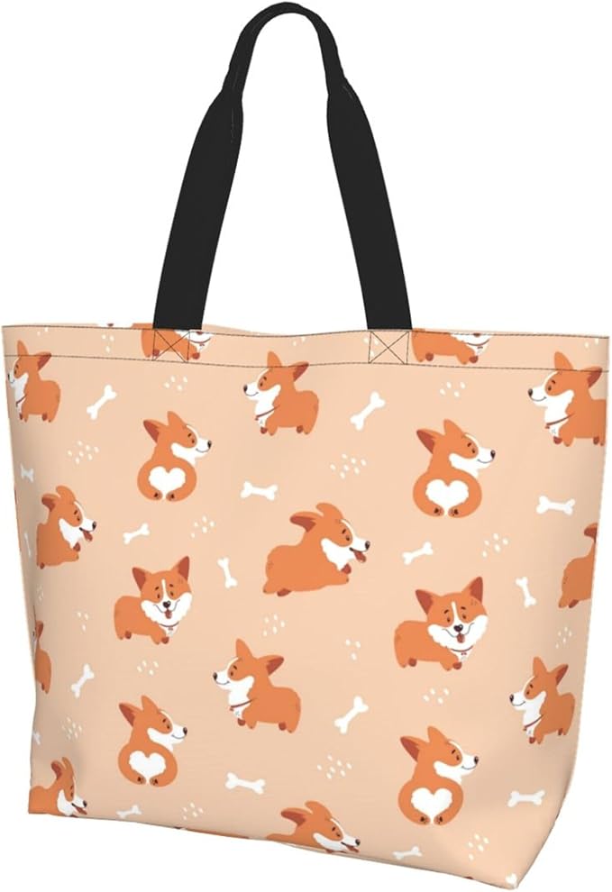 Tote Bag for Women Large Beach Bag Reusable Grocery Bags Handbag for Travel Shopping