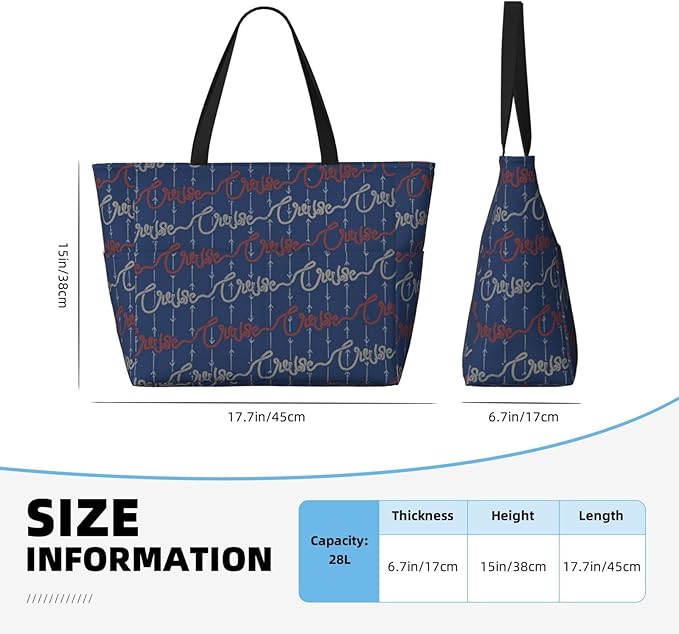 Large Beach Bag for Women Waterproof Foldable Travel Shoulder Tote Bag with Pocket for Weekender Pool Vacation