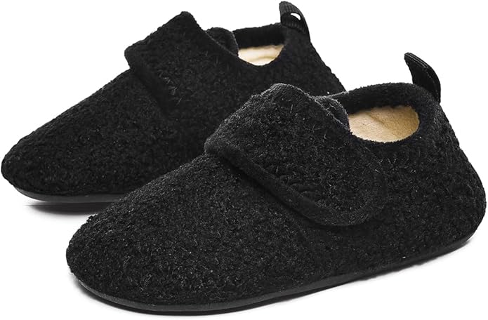 ditont Toddler Slippers Non-Slip Lightweight Comfortable Kids Indoor Grip House Home Shoes for Boys Girl
