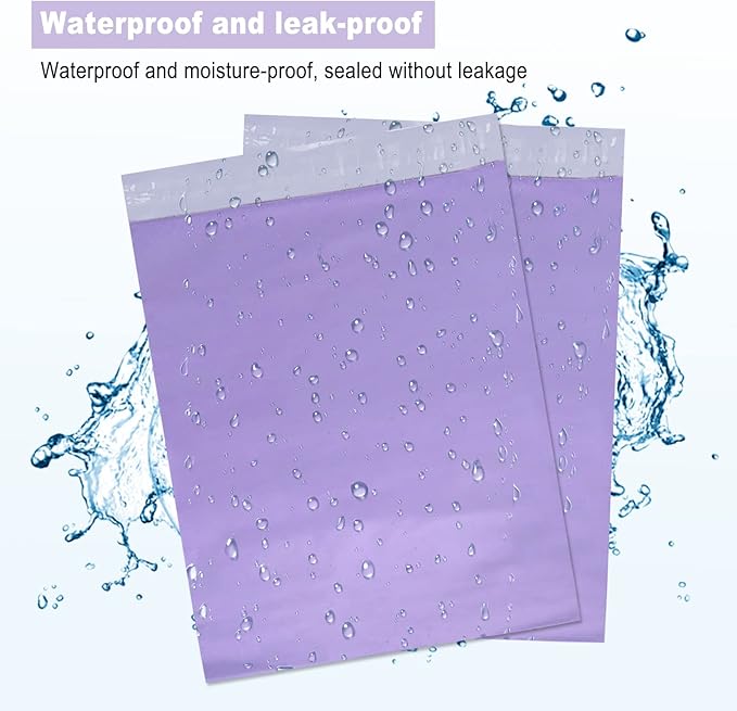 Adult Diaper Disposal,100 Pack Plastic Bags for Adult Diaper Disposal,Self-Adhesive Strips to Seal in Odours,Waterproof and Leak-Proof,Suitable for Elderly Nappy Care at Home and for Travel (Purple)