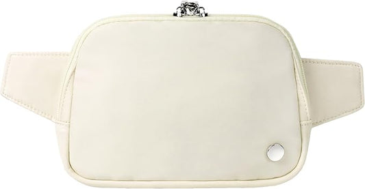 Anti Theft Fanny Pack 2L Belt Bag Crossbody Bag for Women Men Rfid Blocking Sling Waist Bags for Travel, Beige
