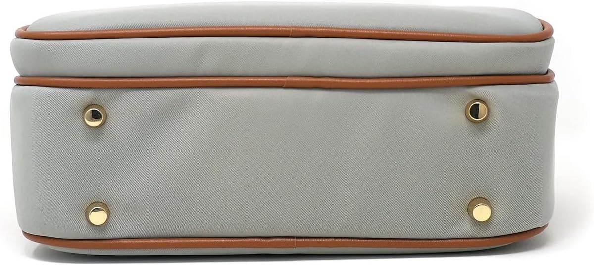 Womens Anti-Theft Water-Proof Travel Crossbody Bag with Slash-Resistant Faux Leather & Locking Clasps Strap