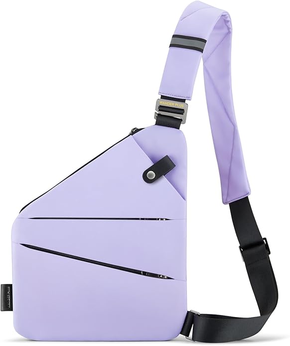 WANDER PLUS® Anti Theft Crossbody Travel Bag for Women Men, Multi-Pocket Crossbody Bag, Slim Sling Bag with Adjustable Strap