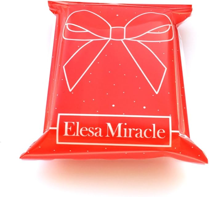 Elesa Miracle Purse Hook Foldable Handbag Hanger, Folding Table Hanger, with Velvet Pouch in Gift Box (White Flower)