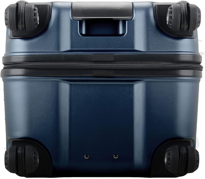 Traveler's Choice Ultimax II Polycarbonate Hardside Luggage with Spinner Wheels, Matte Navy, 28-Inch Medium Trunk