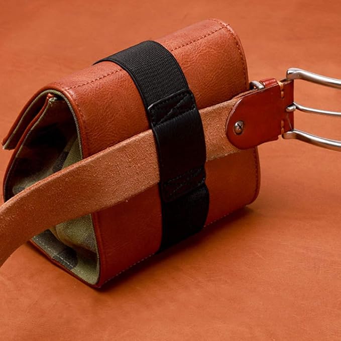 CANPIS Mirrorless Camera Case, Leather Small Camera Bag Lens Pouch, Photography Travel Bag, Outdoor Carry-on Storage Bag (not support DSLR Camera and Long Lens)