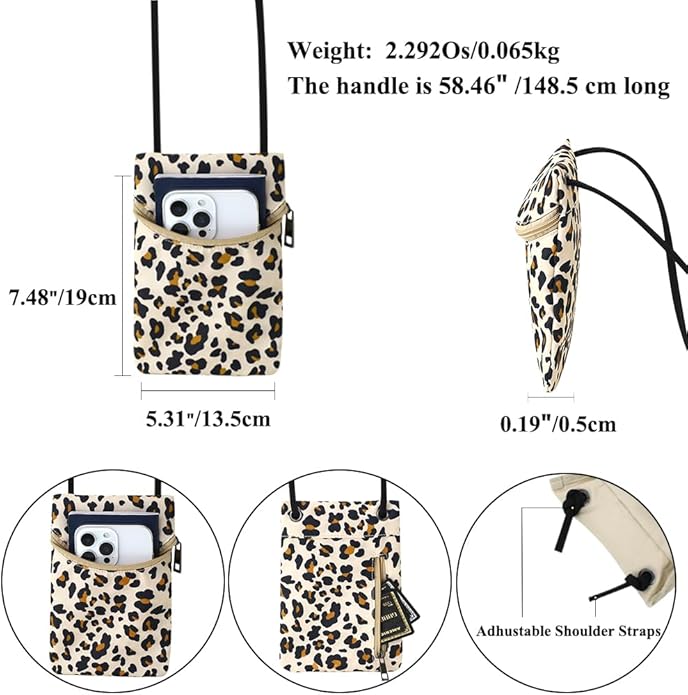 Small Crossbody Women Cell Phone Purse Wallet Bag With Shoulder Strap