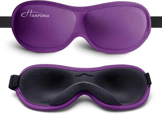Sleep Eye Mask for Women Men, Eye Covers for Sleeping, 3D Sleep Mask for Travel Yoga Nap (Purple)