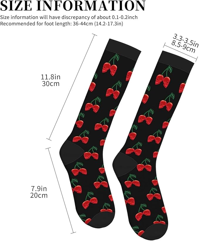 Compression Socks Knee High Circulation Support Socks For Women Men Athletic Running Work Hiking Cycling Travel