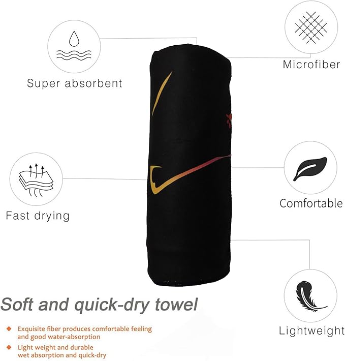 Colorful Dog Paw Oversized Sand Free Beach Towel – 71"X32" Lightweight Quick Dry Microfiber Terry Towel For Travel, Swimming, Pool, And Camping, Absorbent And Compact Beach Essential For Women Men