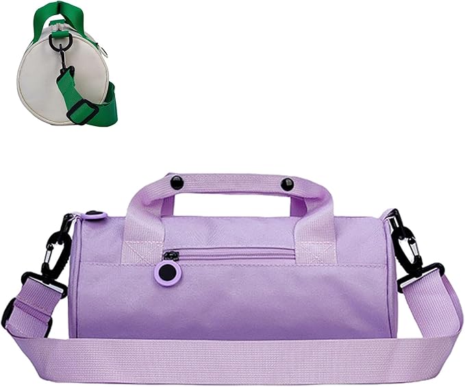 Small Gym Bags Crossbody Tote Workout Travel Duffle Bags For Daily Outdoor Exercise Cycling Swimming Dance Sport (Purple, M)
