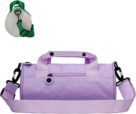 Small Gym Bags Crossbody Tote Workout Travel Duffle Bags For Daily Outdoor Exercise Cycling Swimming Dance Sport (Purple, M)
