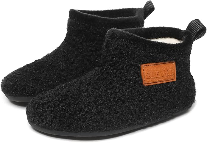 ditont Toddler Slippers Non-Slip Lightweight Comfortable Kids Indoor Grip House Home Shoes for Boys Girl