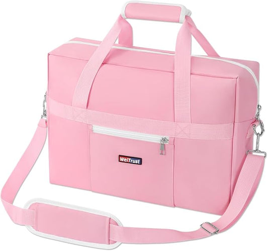 Gym Bag for Women Men, Water-Resistant Duffle Bag for Travel Sports, Lightweight Carry On Bag with Handles and Detachable Shoulder Strap