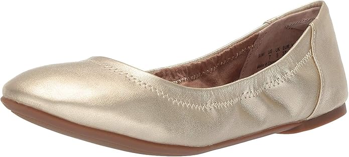 Amazon Essentials Women's Belice Comfortable Slip-On Ballet Flats Shoes