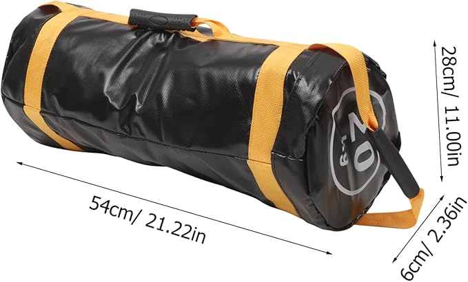 Kisangel Weight Lifting Bag for Men and Women Wear Resistant Gym Sandbag for Strength Training and Muscle Building Versatile Fitness Weight Bag for Weightlifting Exercises