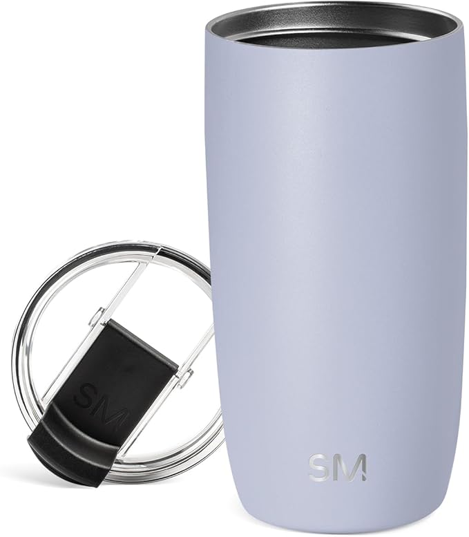 Simple Modern Travel Coffee Mug Tumbler with Flip Lid | Reusable Insulated Stainless Steel Cold Brew Iced Coffee Cup Thermos | Gifts for Women Men Him Her | Voyager Collection | 16oz | Dreamscape