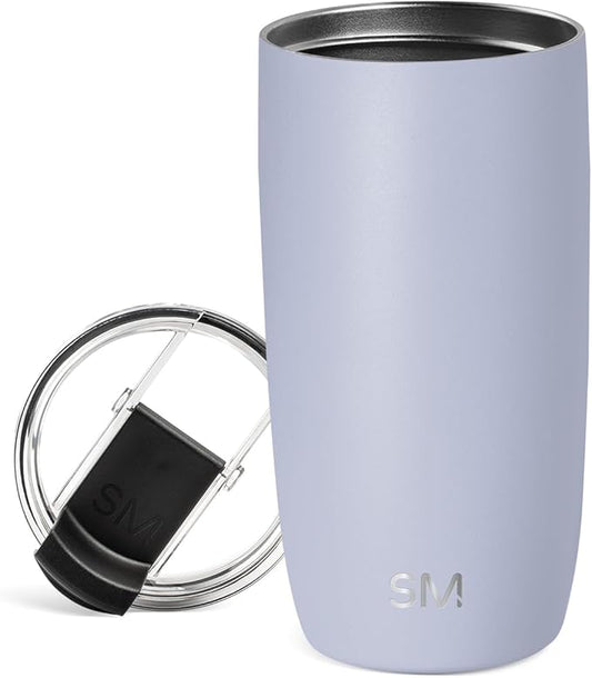 Simple Modern Travel Coffee Mug Tumbler with Flip Lid | Reusable Insulated Stainless Steel Cold Brew Iced Coffee Cup Thermos | Gifts for Women Men Him Her | Voyager Collection | 16oz | Dreamscape