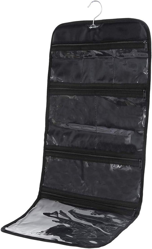 Foldable Clear Hanging Travel Toiletry Bag Cosmetic Organiser Storage