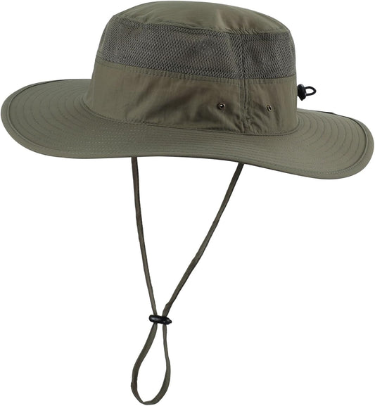 Home Prefer UPF 50+ Men's Sun Hat Wide Brim Bucket Hat UV Protection Hat for Mens Womens Beach Safari Gardening Golf Fishing