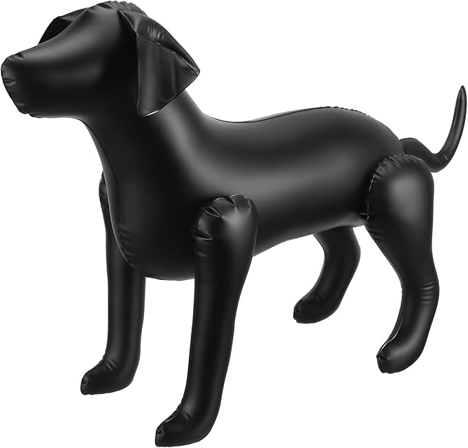 jojofuny Inflatable Dog Mannequin: Standing Model for Pet Clothing Display - Dog Clothes Hangers for Pet Shop Store Clothes Display Stand
