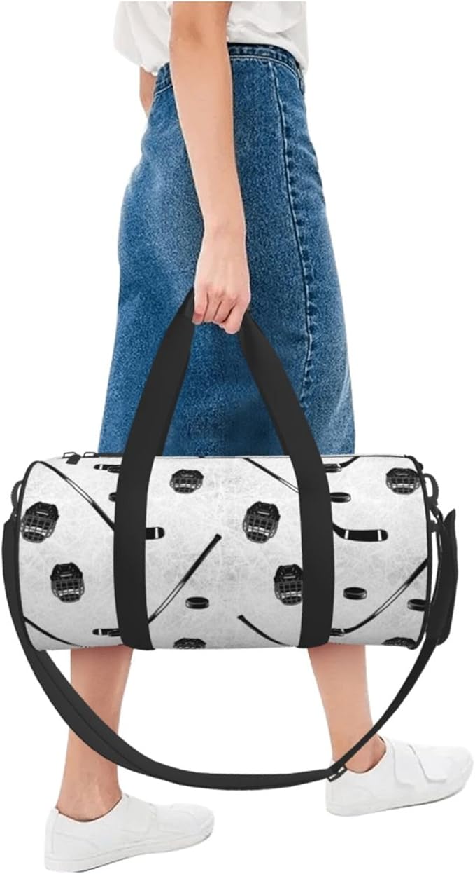 Gym Bag for Women Small Duffle Bag with Multifunctional Pockets Workout Sport Bags for Dance, Fitness, Yoga, Ice Hockey Ball