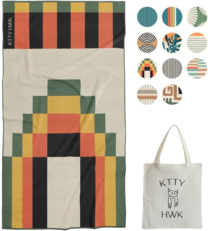 Sand-Free Beach Towel, Single Towel for Unisex Size 72x34in (Sayulita)