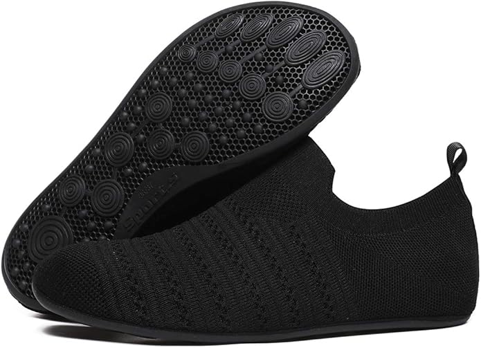 ditont Non-Slip Indoor House Slippers Lightweight Comfortable Grip House Home Shoes for Men Women
